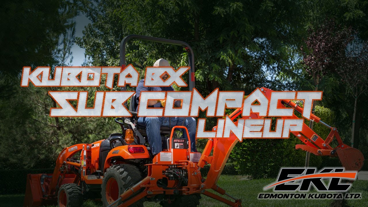 Обзор субкомпактного трактора Kubota BX80, а также несколько полезных советов.