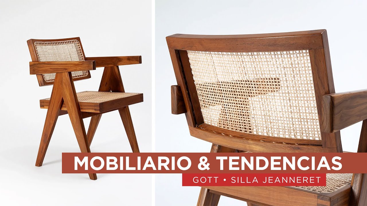 Mobiliario & Tendencias 2022. Diseños de sillas que hicieron historia. Silla Pierre Jeanneret
