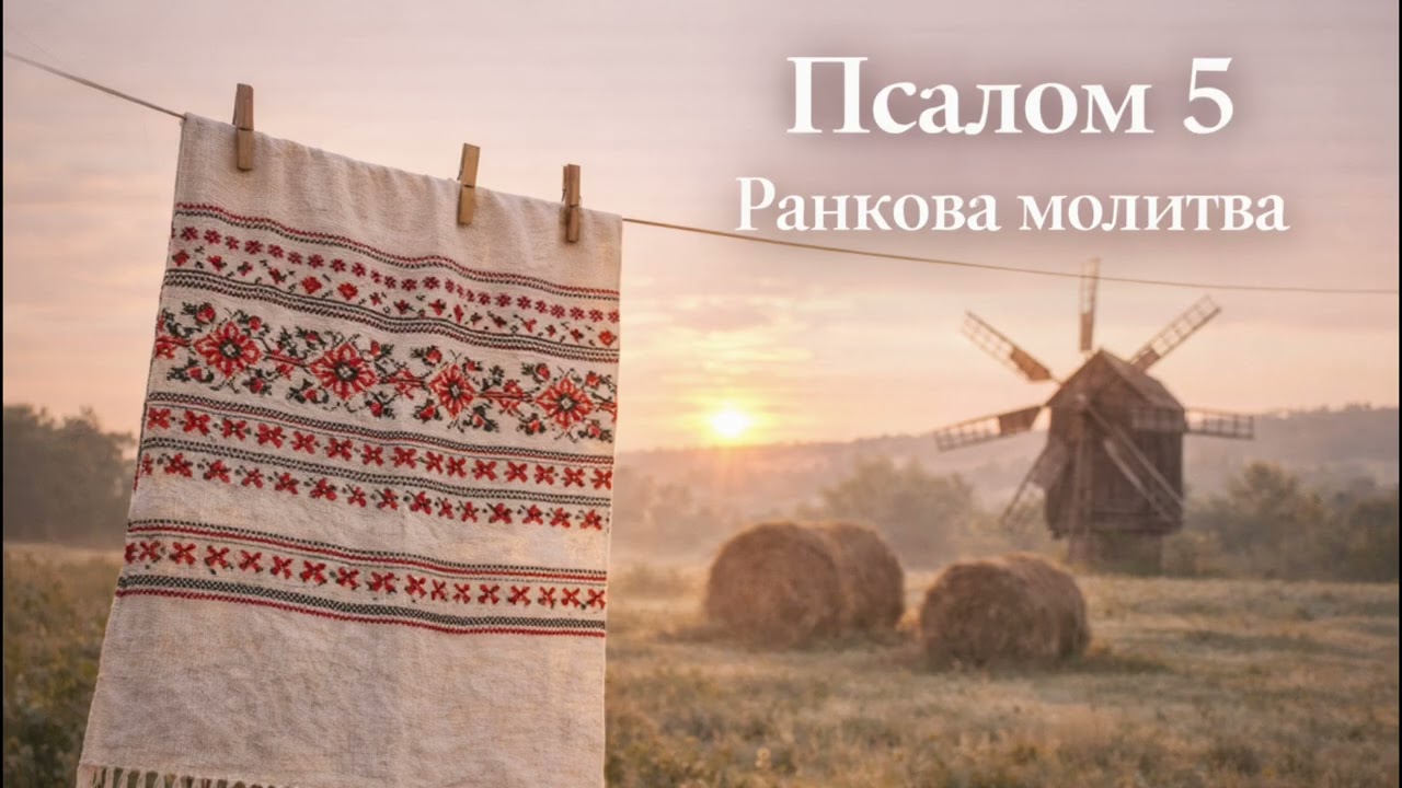 Псалом 5 🙏 Ранкова молитва до Господа | Слухай у тиші