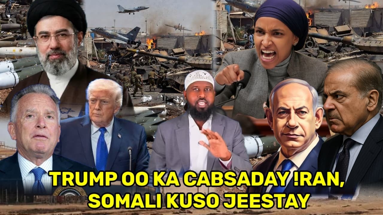 !RAN OO MEEL SAARTAY KIBIRKII TRUMP: SOMALIA BU KUSO JEESTAY HADA; MUSIIBO WEYN OO KA DHACDAY AFGANI