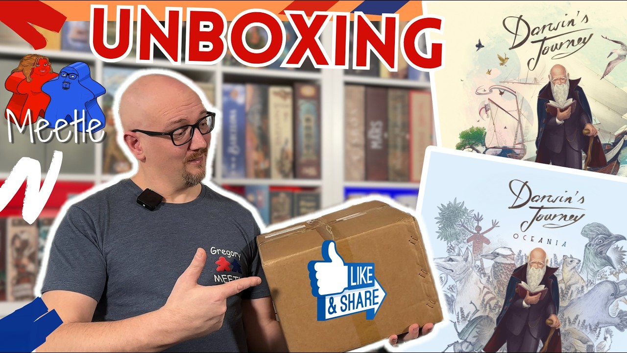 DARWIN'S JOURNEY Unboxing + OCEANIA EXPANSION (NL)🚢 | De collector's edition al gezien?