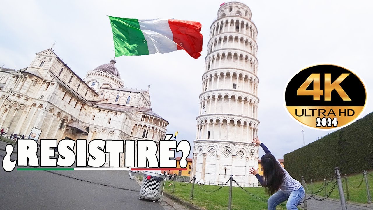 ¿Por qué la TORRE de PISA está inclinada y no se cae? Y ¿Cómo es por DENTRO? | Plaza del DUOMO