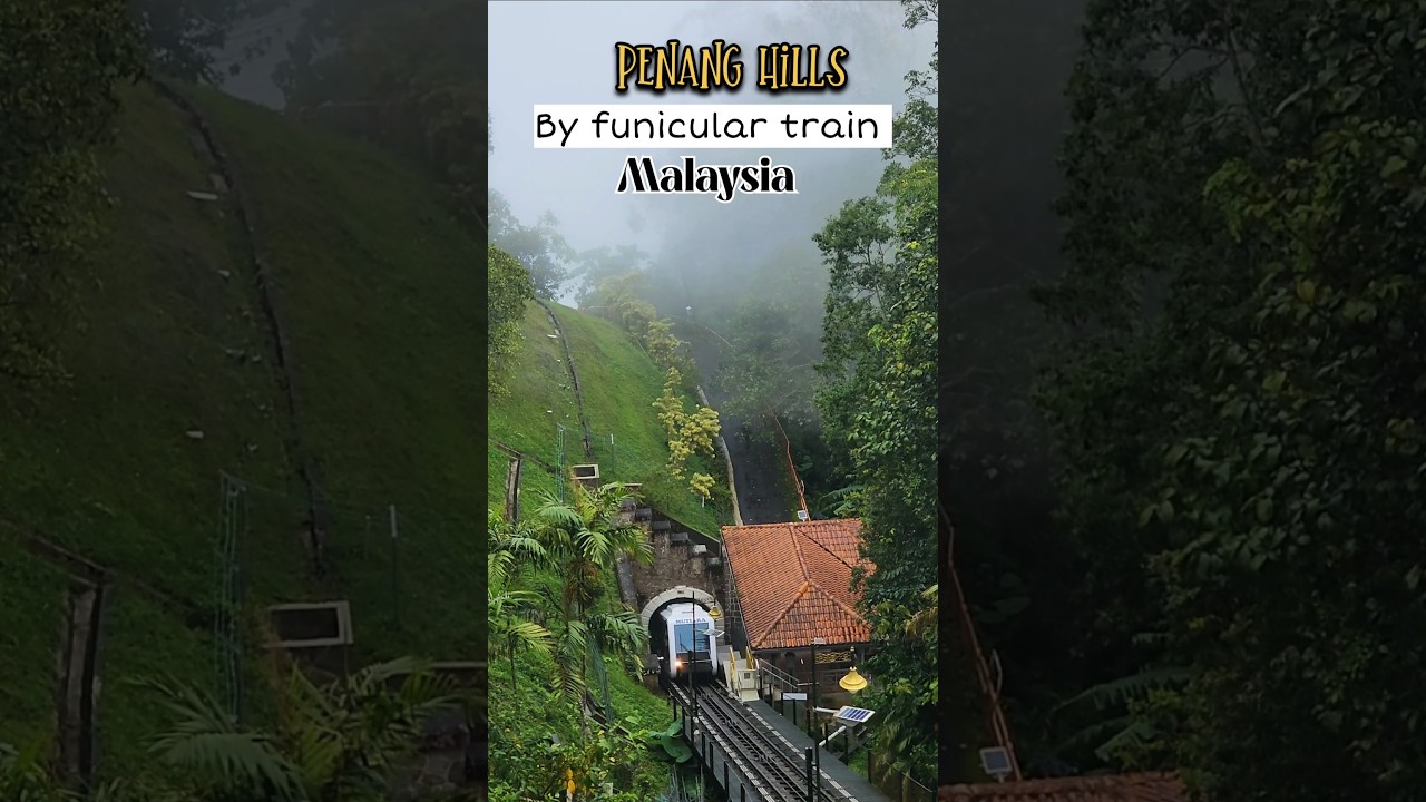 Penang Hills by funicular train #penang #penanghill #georgetown #malaysia