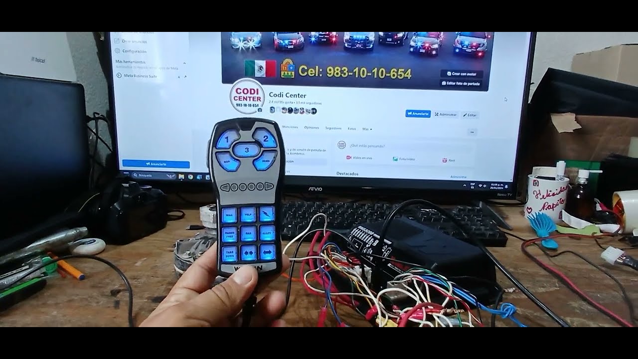 REPROGRAMACION DE SIRENA HHS3200 A MODO DE FABRICA.