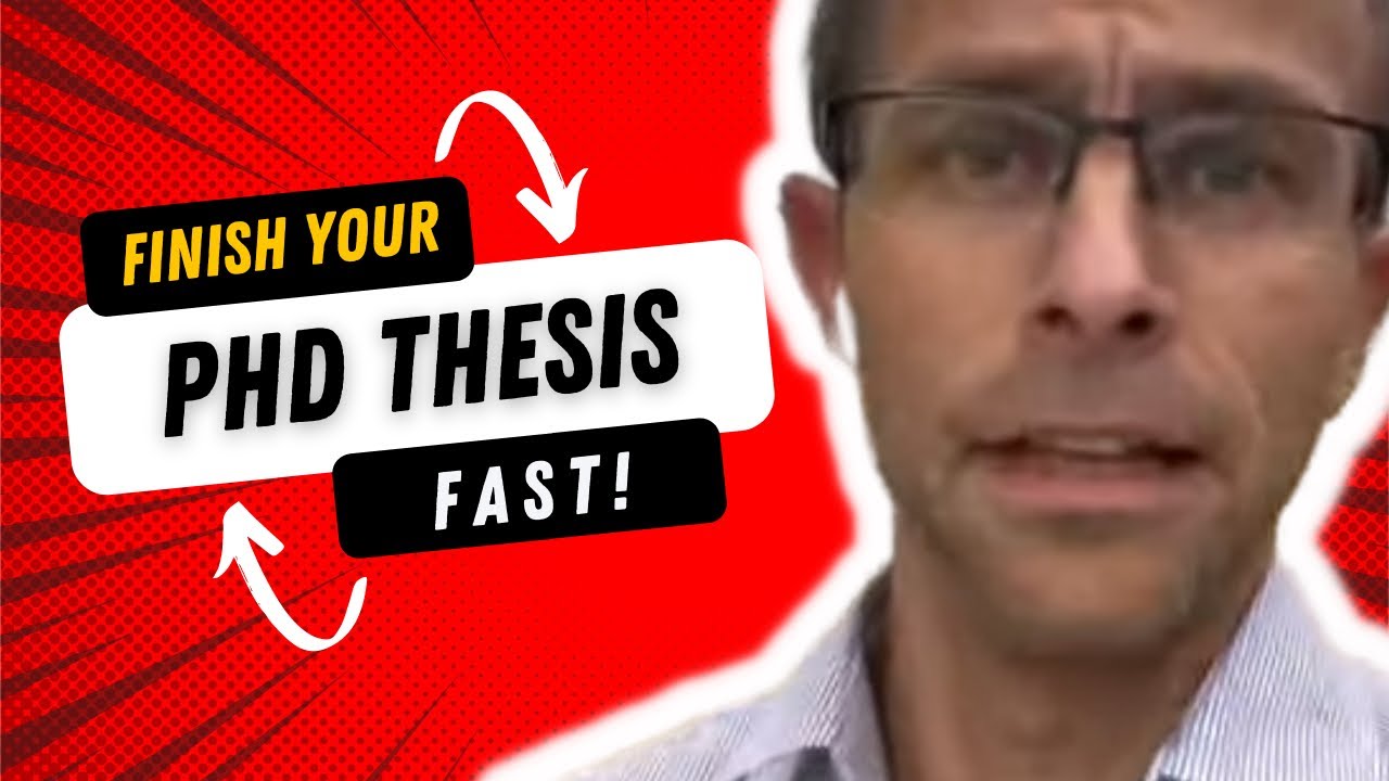 Finish Your PhD Thesis FAST!