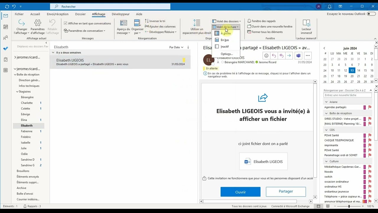 Outlook : Les catégories et dossiers de recherche