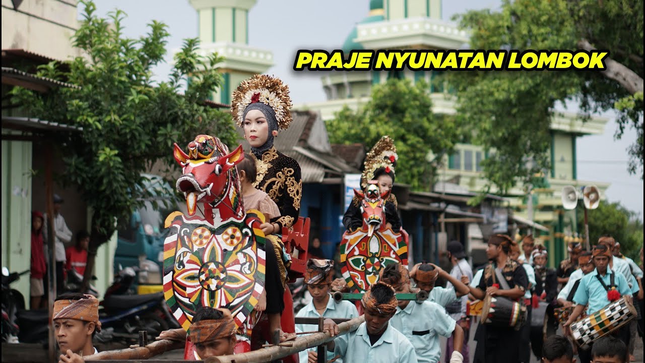 PRAJE LOMBOK DIIRINGI MUSIK KESENIAN PRERET PEJANGGIK | TRADISI NYUNATAN 
