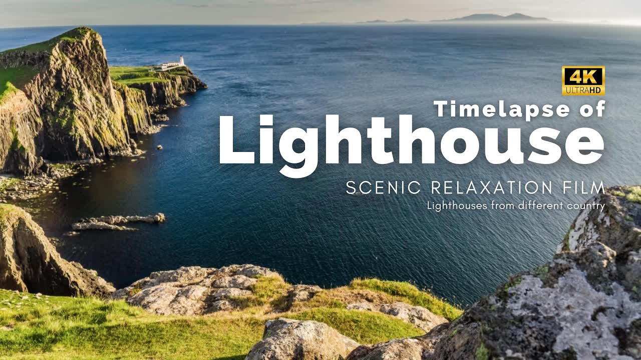 Timelapse of Lighthouse in 4K