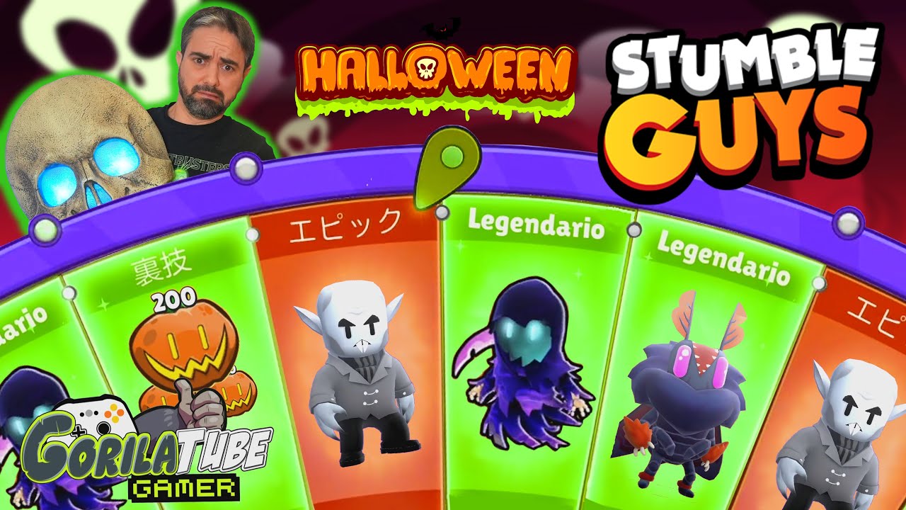 Pass Stumble Guys Halloween y Mr.Beast