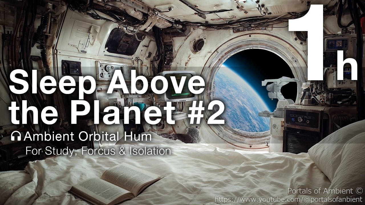 Sleep Above the Planet #2 [1 Hour] 🎧Ambient Orbital Hum | For Study, Forcus & Isolation