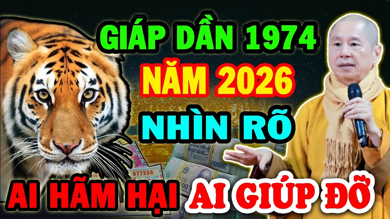 90% Tuổi Giáp Dần 1974 Năm 2026 Không Nhận Ra AI HÃ HẠI - AI GIÚP ĐỠ Mình Xem Video Này Sẽ Rõ