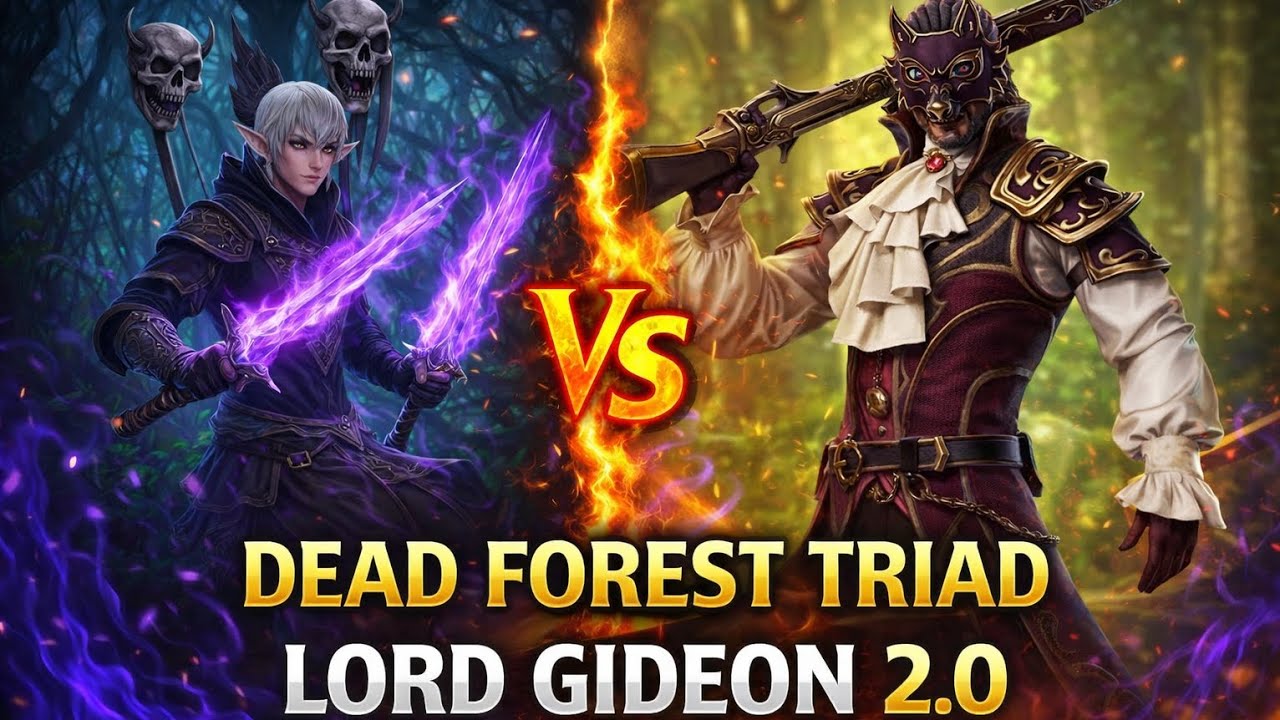  DEAD FOREST TRIAD VS LORD GIDEON 2.0 [Heard] || SHADOW FIGHT 3 