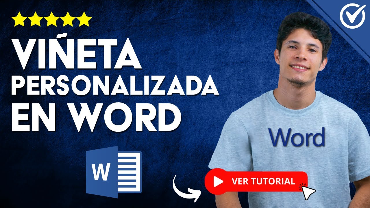 &iquest;C&oacute;mo Hacer una VI&Ntilde;ETA PERSONALIZADA en Word? - 📌 Aprende a Hacer Vi&ntilde;etas 📌