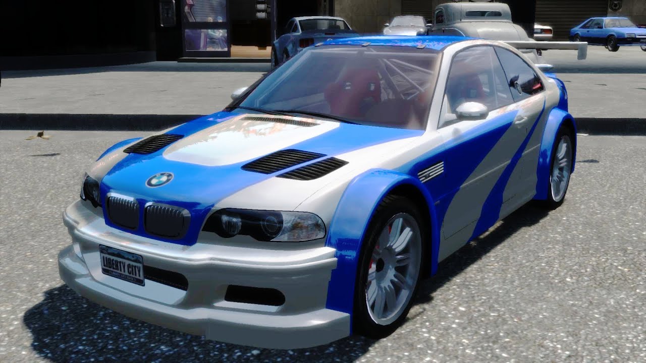 GTA IV BMW M3 GTR NFSMW Crash Testing HD