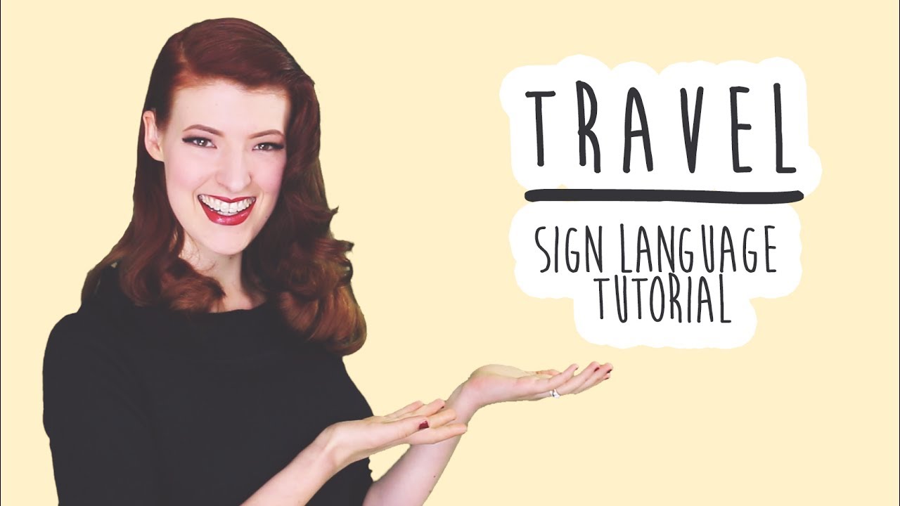 Travel - Sign Language Tutorial (BSL)