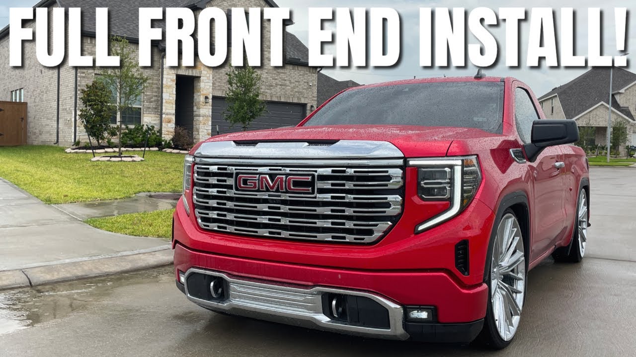 FULL DENALI FRONT END ON MY 2024 SIERRA SINGLE CAB!