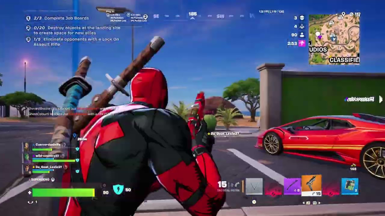 Fortnite Chapter 7 Season 2 Pacific Break SUPERGENO gameplay
