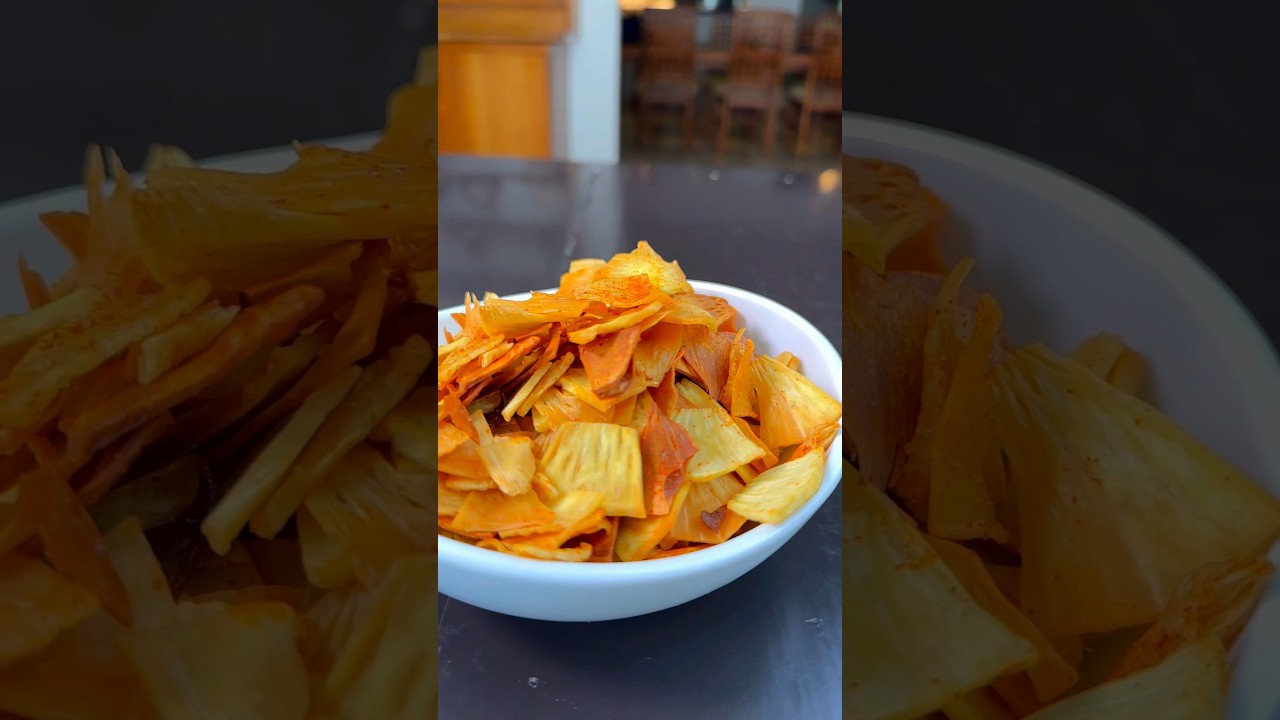 Super Crispy Bread fruit Chips 😍 Better than potato chips!!!