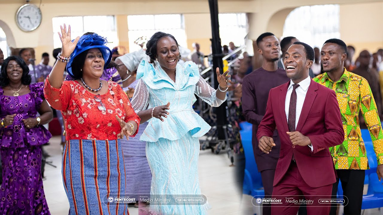 Hot Pentecost PRAISE Led by Elder Stephen Mintah at  COP Ashaiman Area