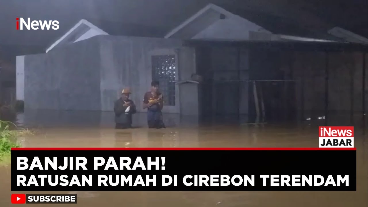 Ratusan Rumah di Desa Dawuan Cirebon Terendam Banjir, Air Capai 1 Meter | iNews Jabar