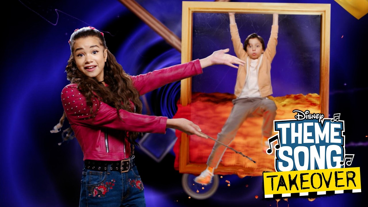 Billie Takes Over the Wizards Beyond Waverly Place Theme Song🤩| Theme Song Takeover | Disney Channel