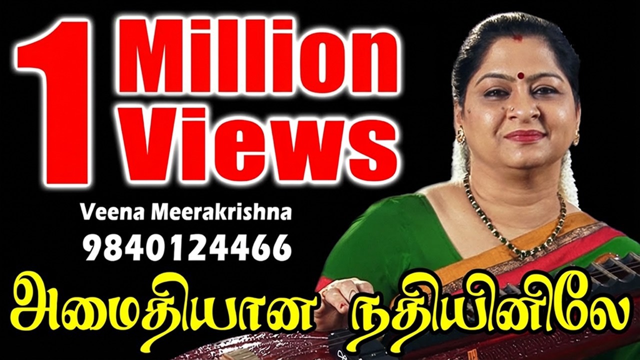 Amaithiyaana Nathiyinile | அமைதியான நதியினிலே - film Instrumental by Veena Meerakrishna