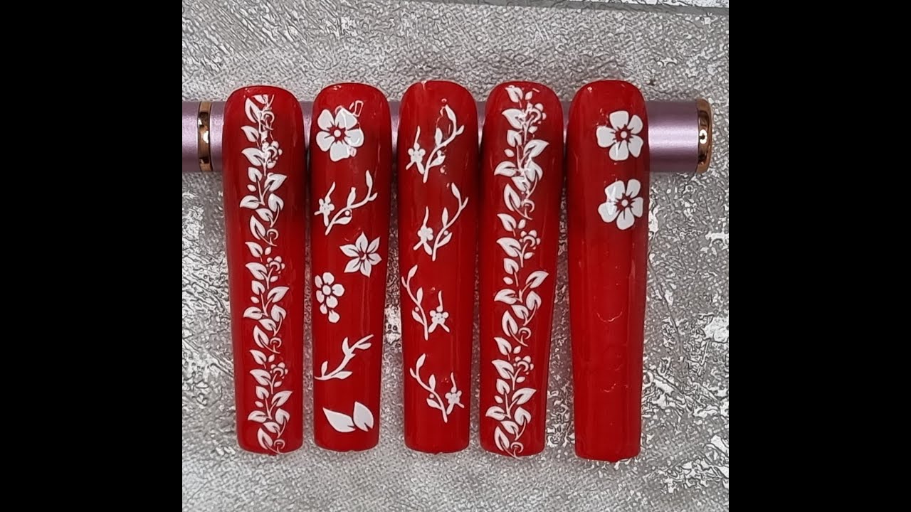 Xxl Born Pretty Red Nail Art with Links and Discount code