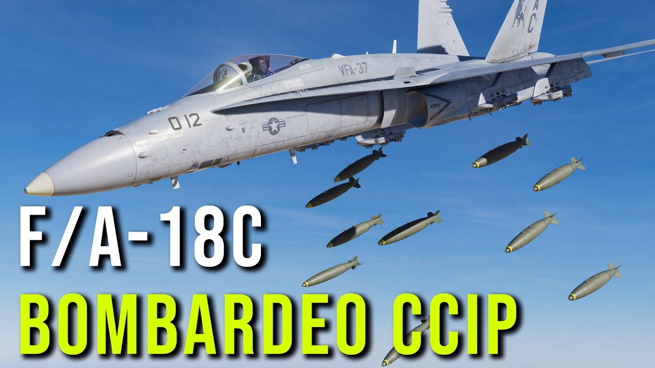 Tutorial Bombardeo CCIP en el  F/A-18C en DCS World
