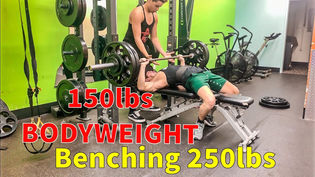 BENCHING 250LBS FOR A NEW MAX + Q’s NEW BENCH MAX