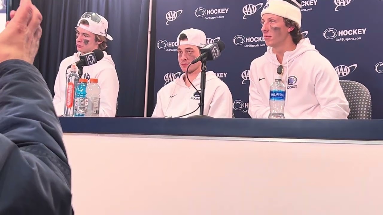 Penn State Hockey Players Talk After Beaver Stadium Game 1/31/26