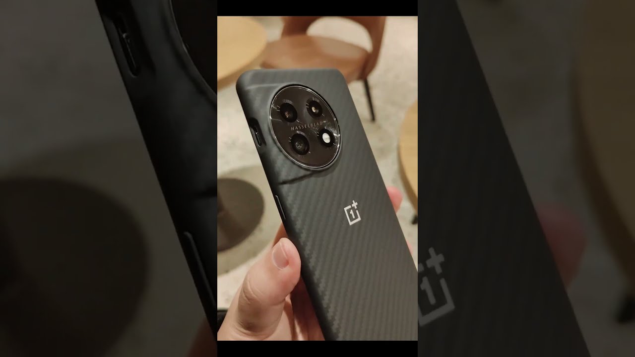 OnePlus 11 Black Color + Aramid Fiber Bumper Case #oneplus11 #phone #fyp
