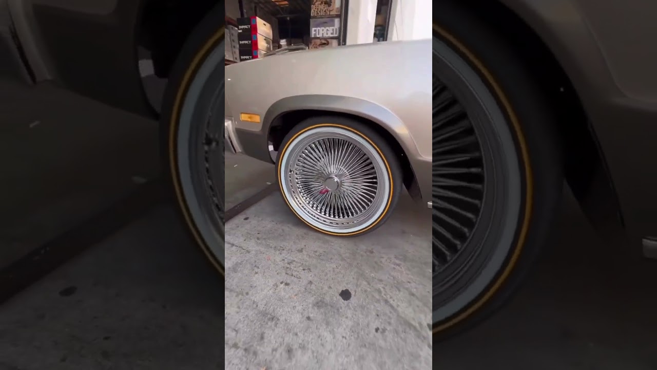 1985 Chevy El Camino on 20x8&ldquo; #chevrolet #chevy #gm #elcamino #oldskool #wirewheels