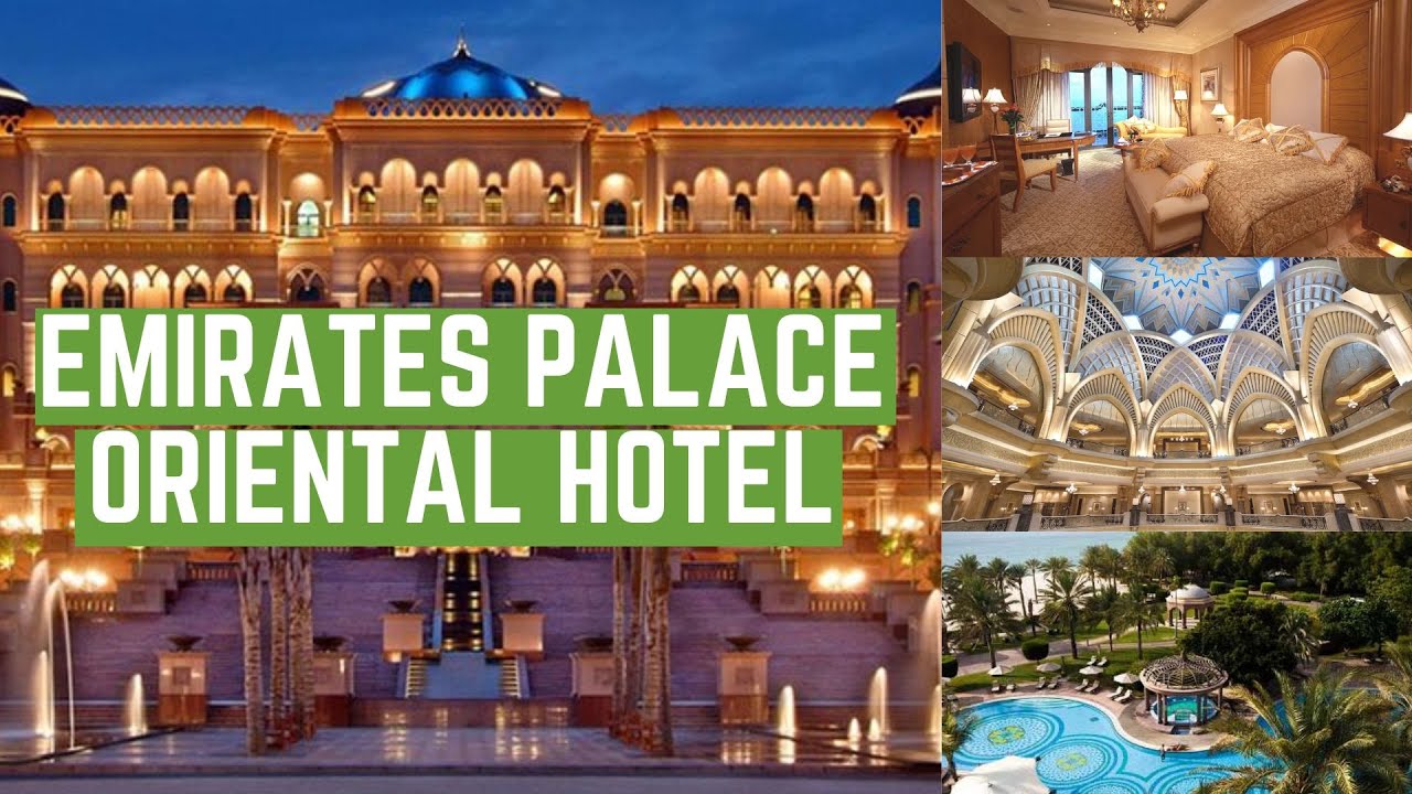 Emirates Palace Mandarin Oriental, Abu Dhabi (Emirates Palace Hotel) | Inside Walking Tour | 4K