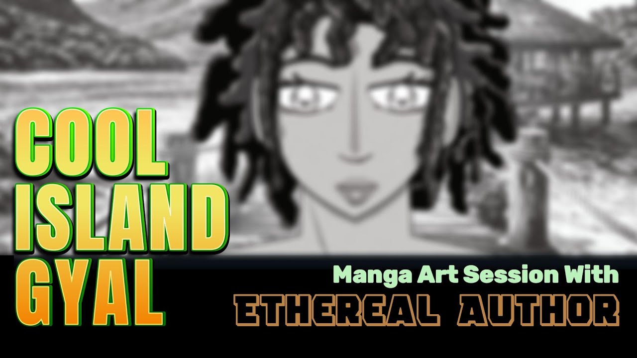 Cool Island Girl | Manga-Style Island Portrait Drawing
