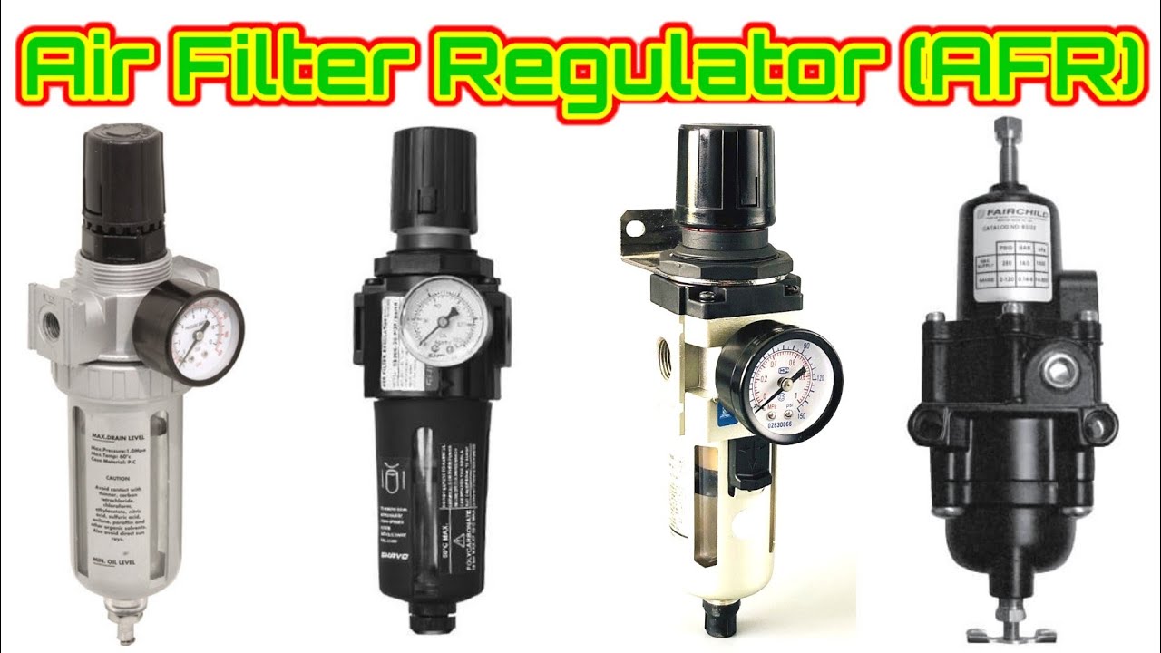 Air Filter Regulator (AFR) || Air Filter Regulator Working Principle || How to Working AFR.