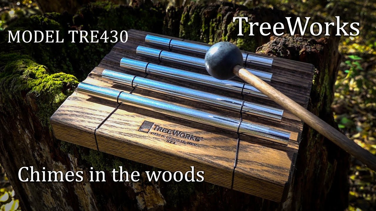 ASMR Tree Works Chime model TRE430 demonstration of the chime sounds