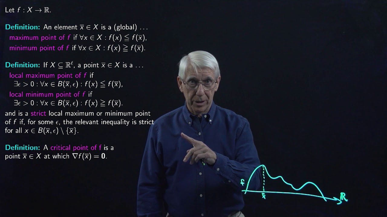 Lecture 30: Unconstrained Optimization 1