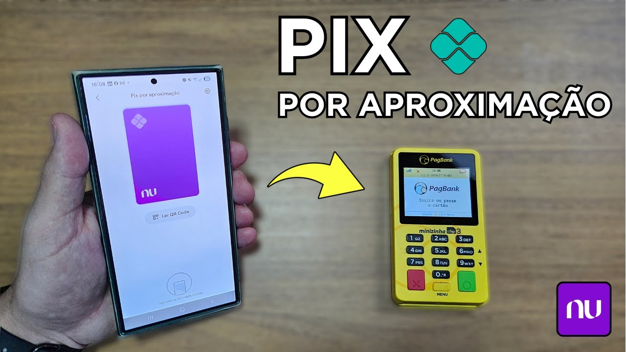 Como Pagar com PIX POR APROXIMAÇÃO no APP da NUBANK - Tutorial Completo