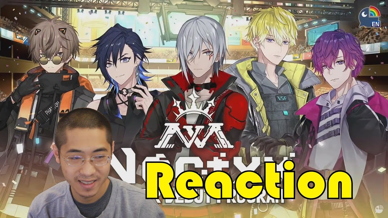 Nijisanji EN Noctyx Debut Reaction Highlight watchalong
