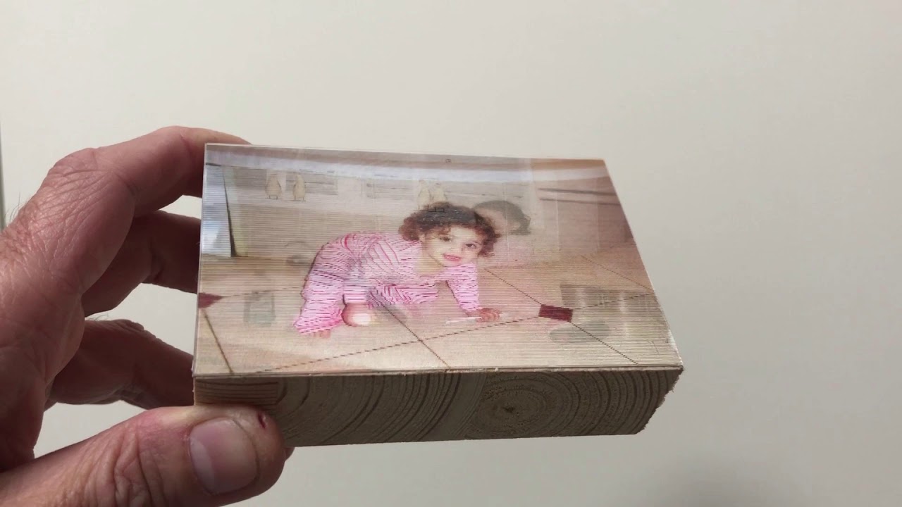 - magic photo - memories on block  --  size 6.5 cm X 10 cm