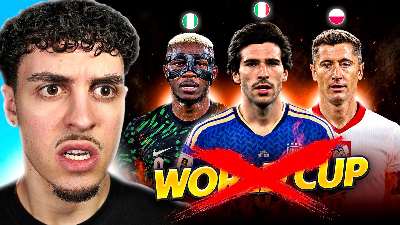 Top 10 Countries That FAILED TO QUALIFY for World Cup 2026!