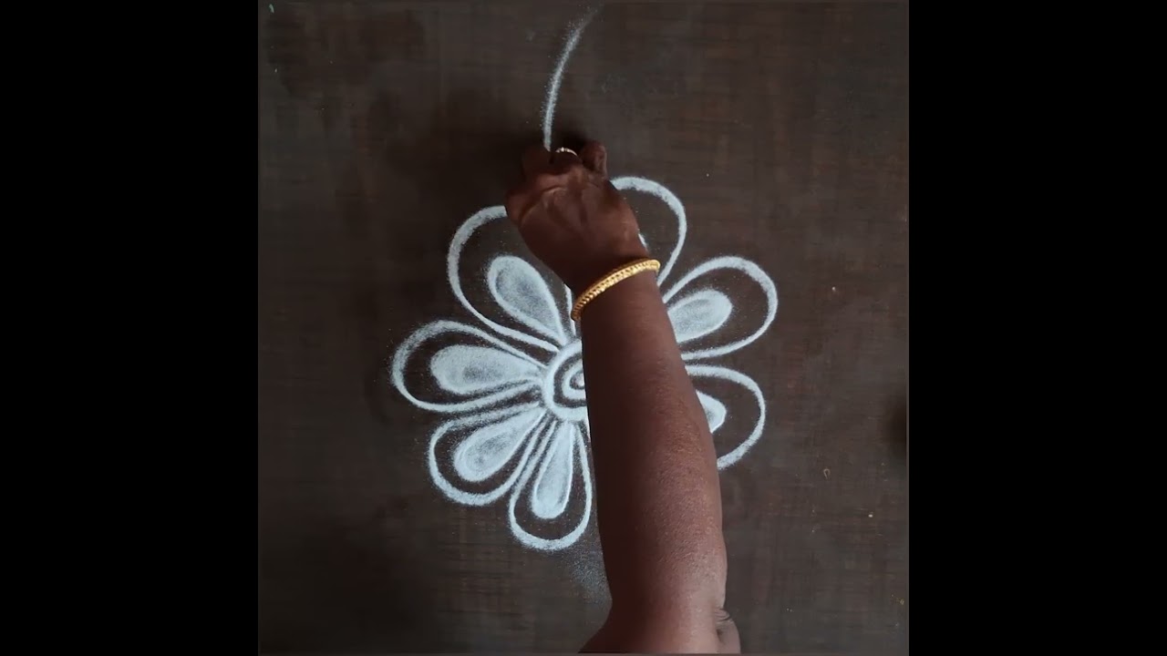 Simple Rangoli daily use 