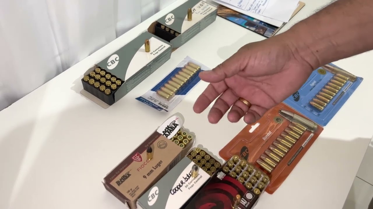 Munições 9mm, Importadas e Nacionais .