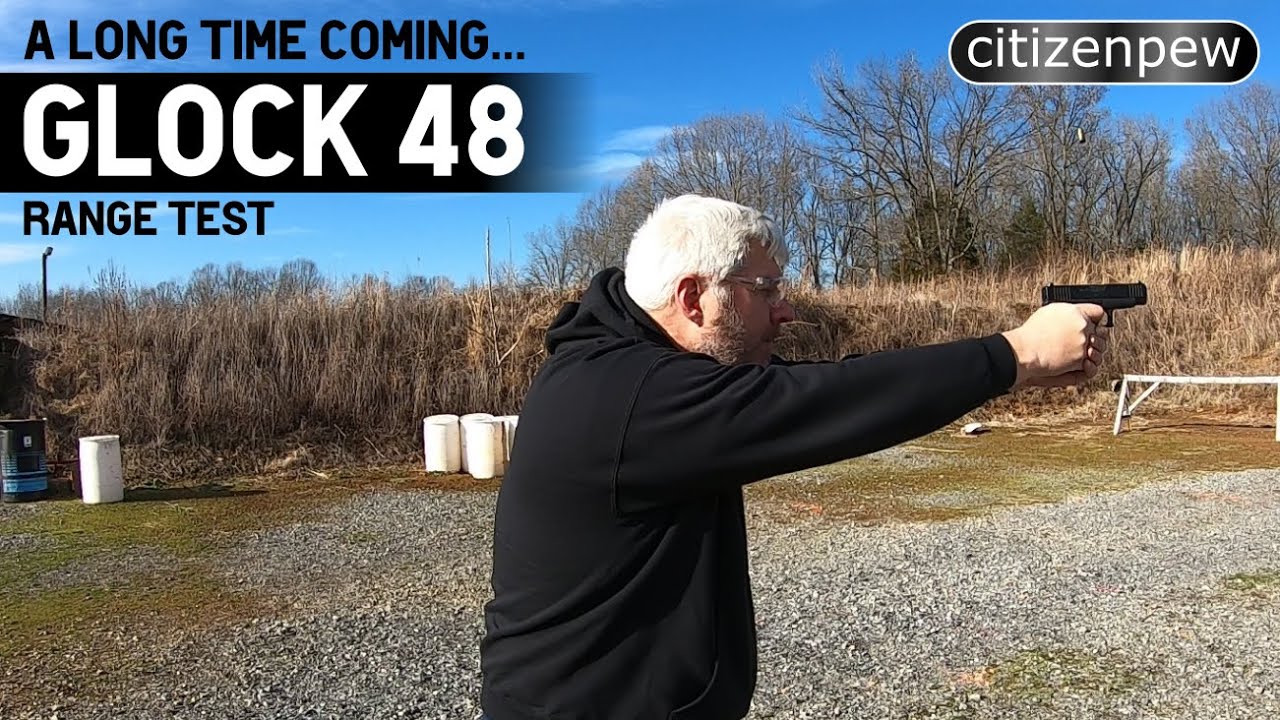 Range Test Of My New Glock 48 Pistol, Finally...