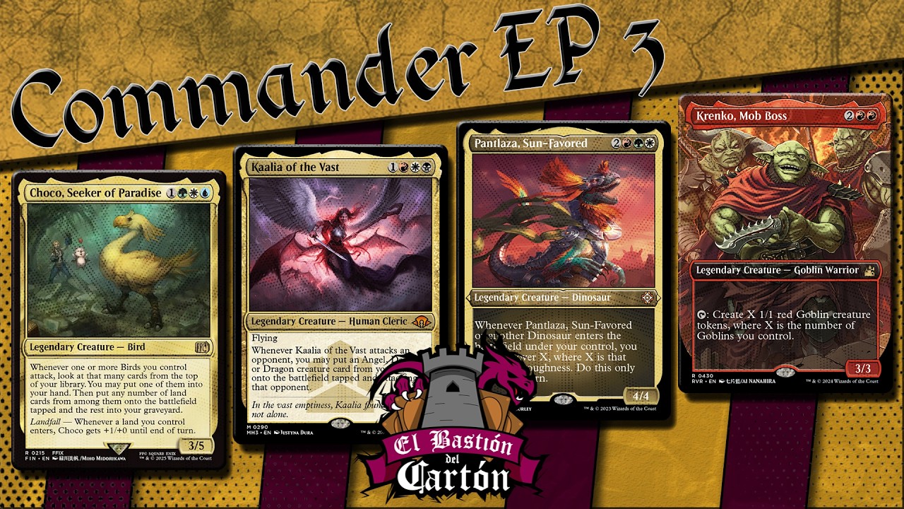 COMMANDER EDH ep 03 |  Krenko VS Kaalia VS Choco VS Pantlaza