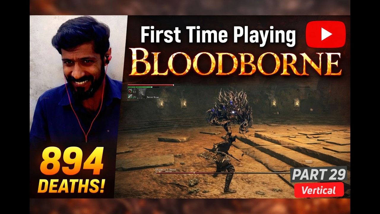 Live Bloodborne | 29th Part | Vertical | #fromsoftware #bloodborne #gaming #zidionfire