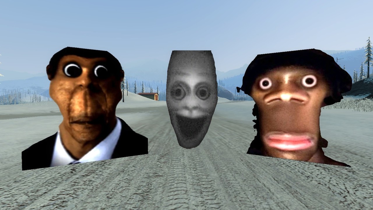 Obunga, Kuchisake Onna And Tomino Nextbot Gmod