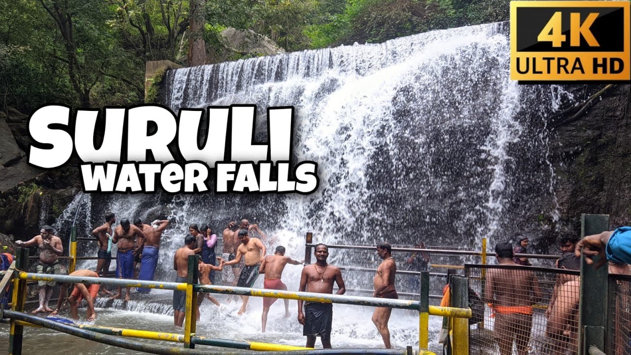 suruli water falls in theni | grapes garden | yengadapora 4k