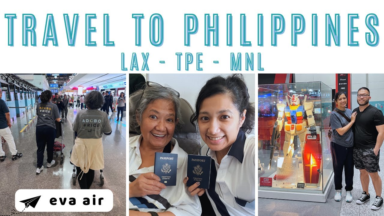 27 Hour Travel Day with EVA Air | PHILIPPINES VLOG 03 🇵🇭 | JMe Parcon
