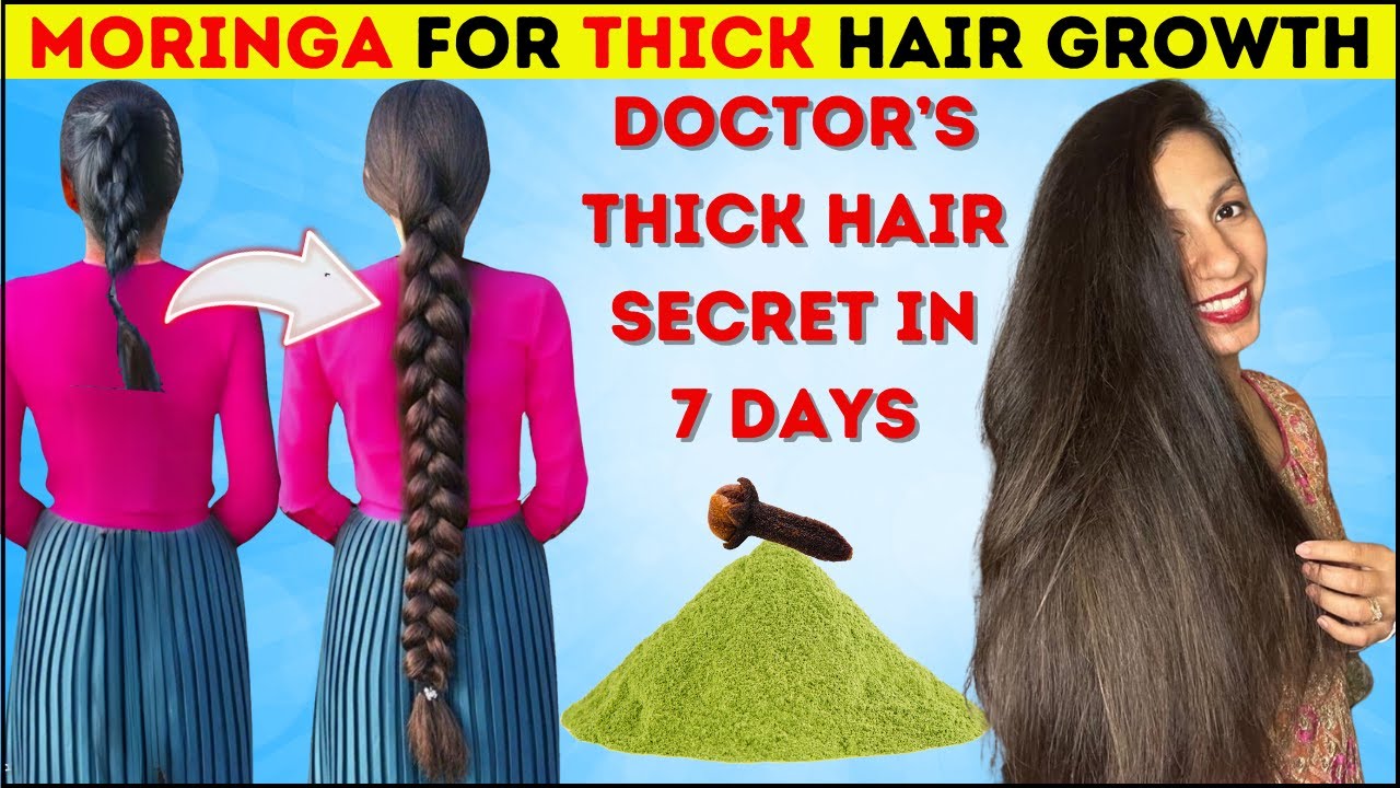 How to make moringa hair mask for hair growth | DIY moringa hair mask | Moringa powder for hair